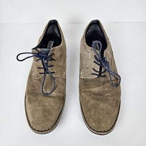 Steve Madden HATRICK Men's Suede Oxfords Tan 9.5 Preppy Academia Classic Staple